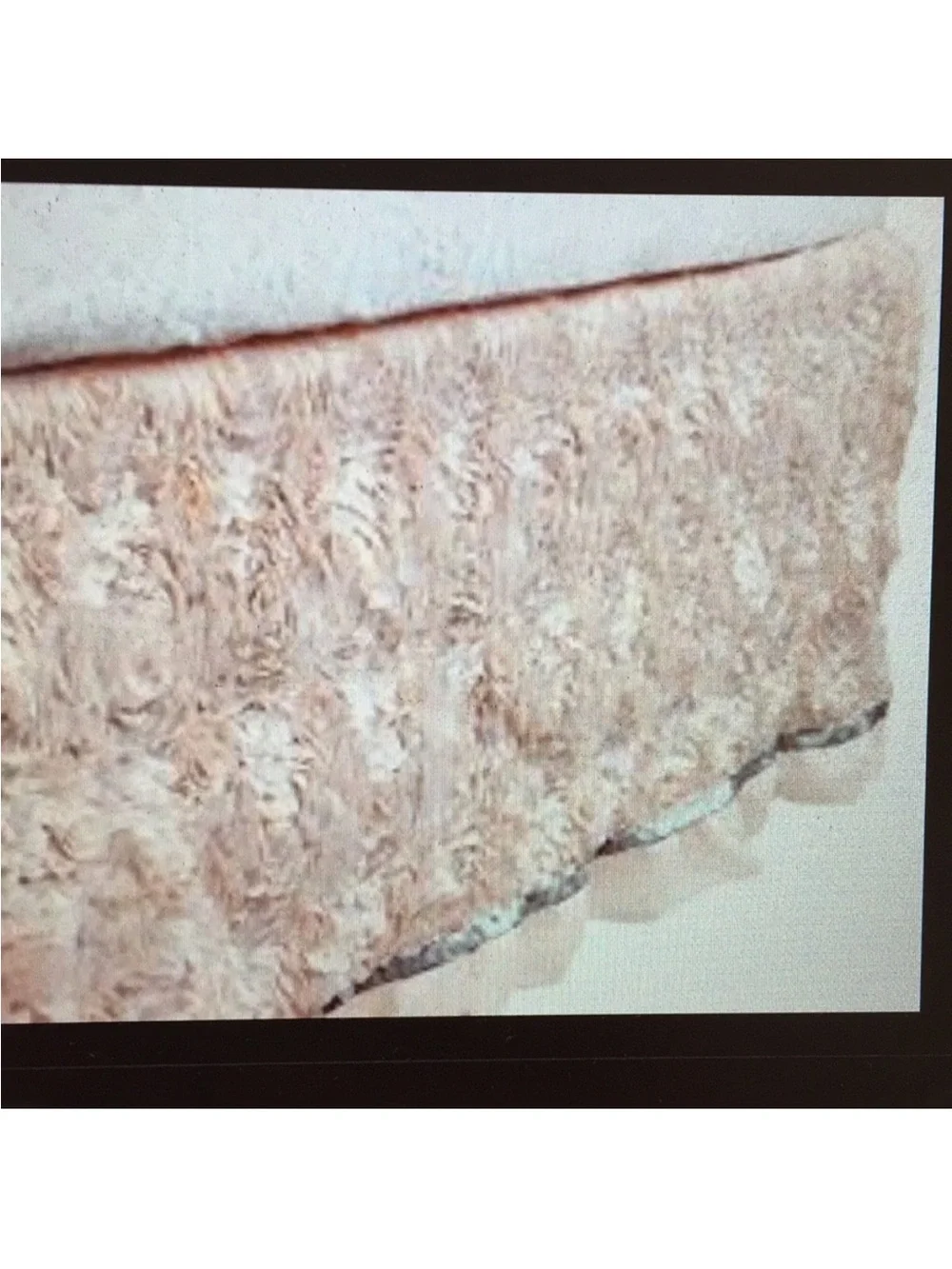 The Peanutshell Arianna Pink Crib DUST RUFFLE  / Pink